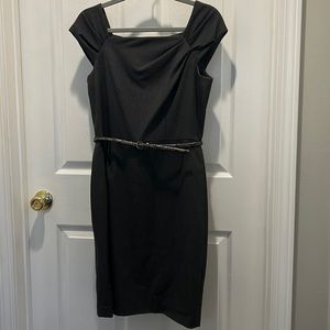 Calvin Klein size 8 gray sheath dress